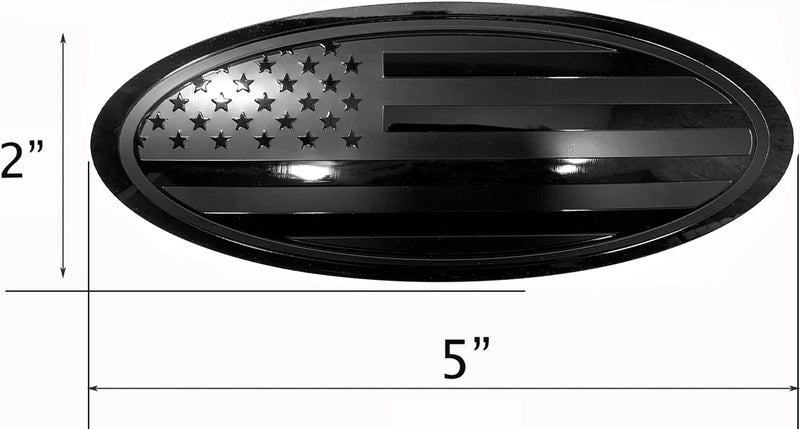 eVerHITCH 5 inch Overlay Tailgate Metal Emblem Compatible with Ford Bronco Sport (Black, 5") - Image 2